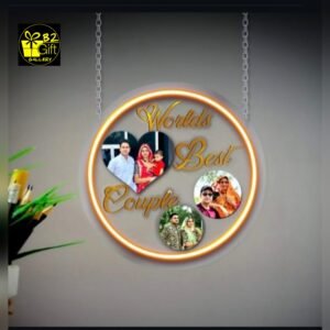 Neon led light hanger with Photo 
₹1599.00